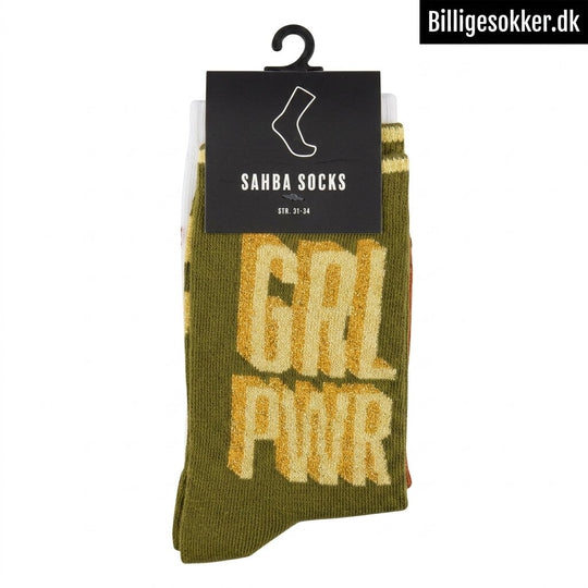 Børnesokker Til Piger - 3 Par Girlpower