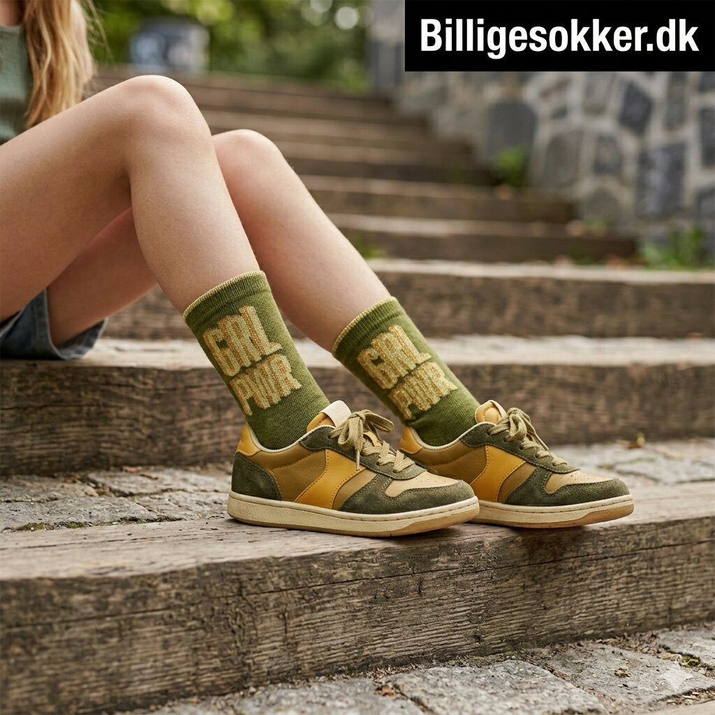 Børnesokker Til Piger - 3 Par Girlpower