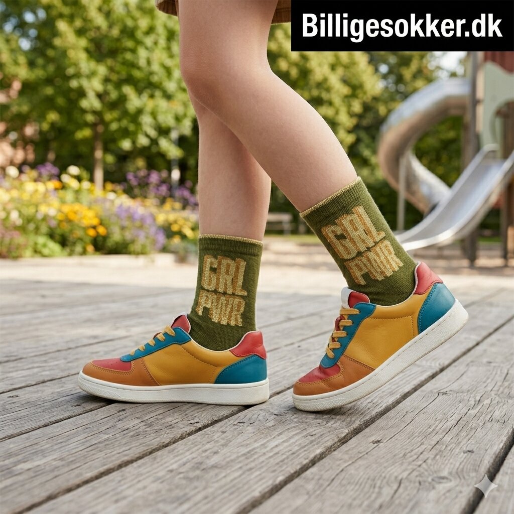 Børnesokker Til Piger - 3 Par Girlpower