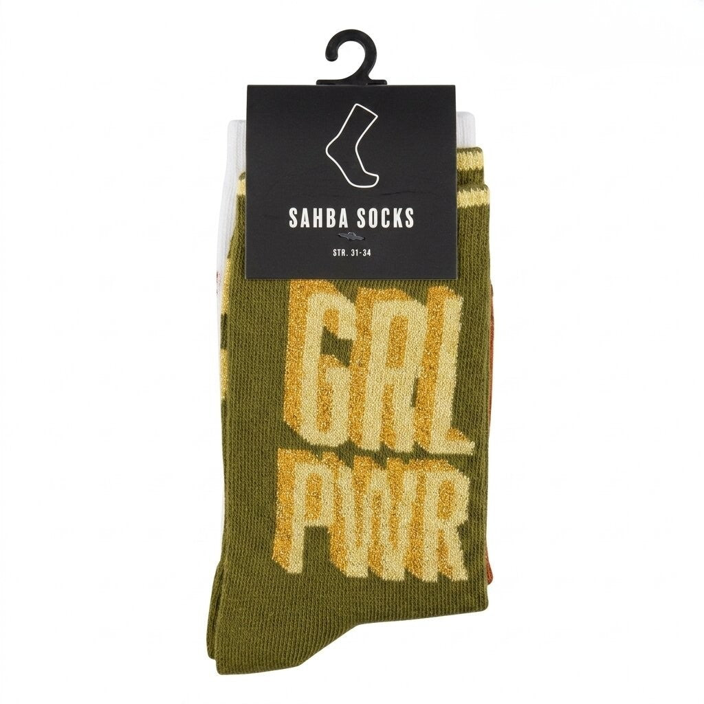 Børnesokker Til Piger - 3 Par Girlpower