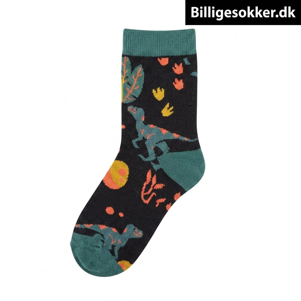 Børnesokker Unisex - 3 Par Dinosaur