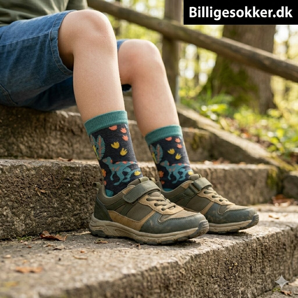 Børnesokker Unisex - 3 Par Dinosaur