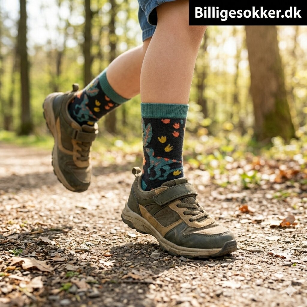 Børnesokker Unisex - 3 Par Dinosaur