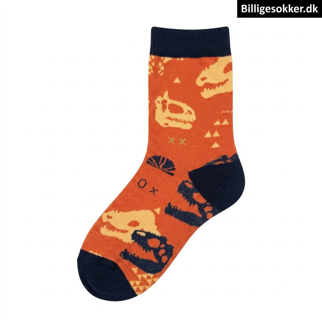 Børnesokker Unisex - 3 Par Dinosaur