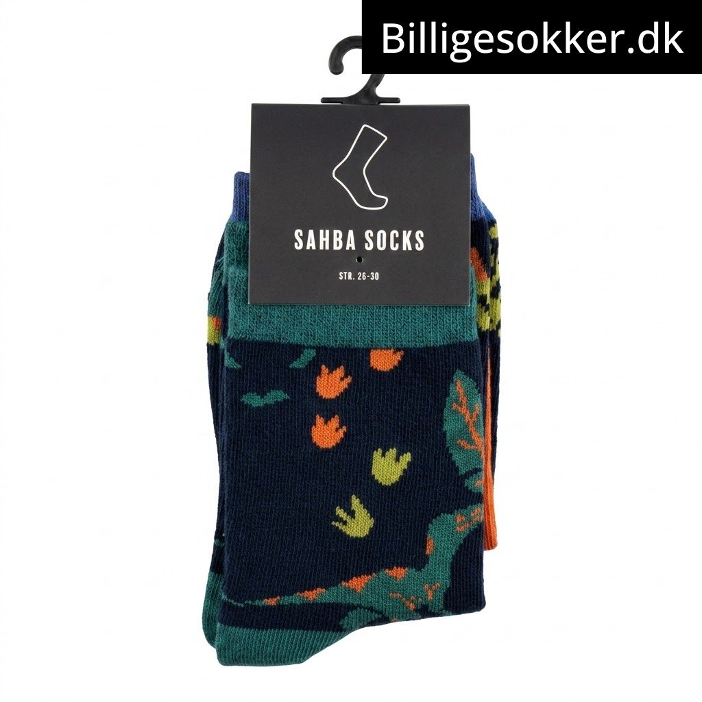 Børnesokker Unisex - 3 Par Dinosaur