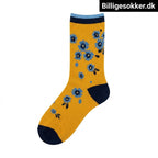 Damesokker - 3 Par Blomster Sokker