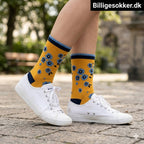 Damesokker - 3 Par Blomster Sokker