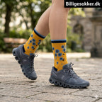Damesokker - 3 Par Blomster Sokker