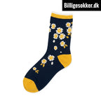Damesokker - 3 Par Blomster Sokker