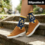 Damesokker - 3 Par Blomster Sokker