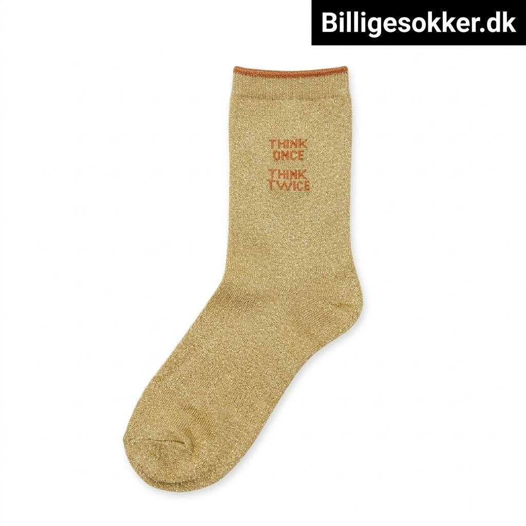 Damesokker - 3 Par Glimmersokker Statement
