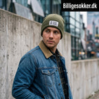 Good Rebel - Strik Hue Laves i Sort, Grøn Og Lys Grå