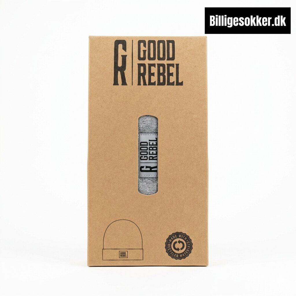 Good Rebel - Strik Hue Laves i Sort, Grøn Og Lys Grå