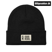 Good Rebel - Strik Hue Laves i Sort, Grøn Og Lys Grå