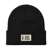 Good Rebel - Strik Hue Laves i Sort, Grøn Og Lys Grå