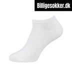 Hvide Bambus Ankelsokker 10 Par