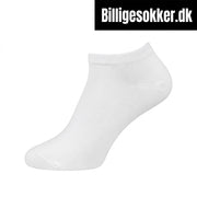 Hvide Bambus Ankelsokker 10 Par