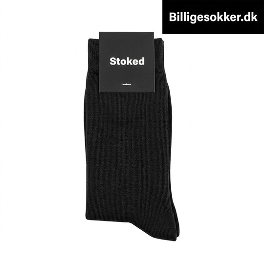 Sorte Bambus Sokker 10 Par