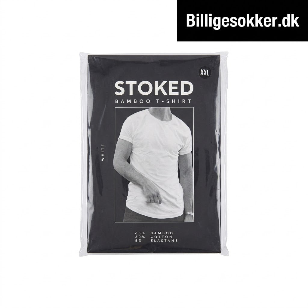 Stoked - Bambus T-shirt Hvid