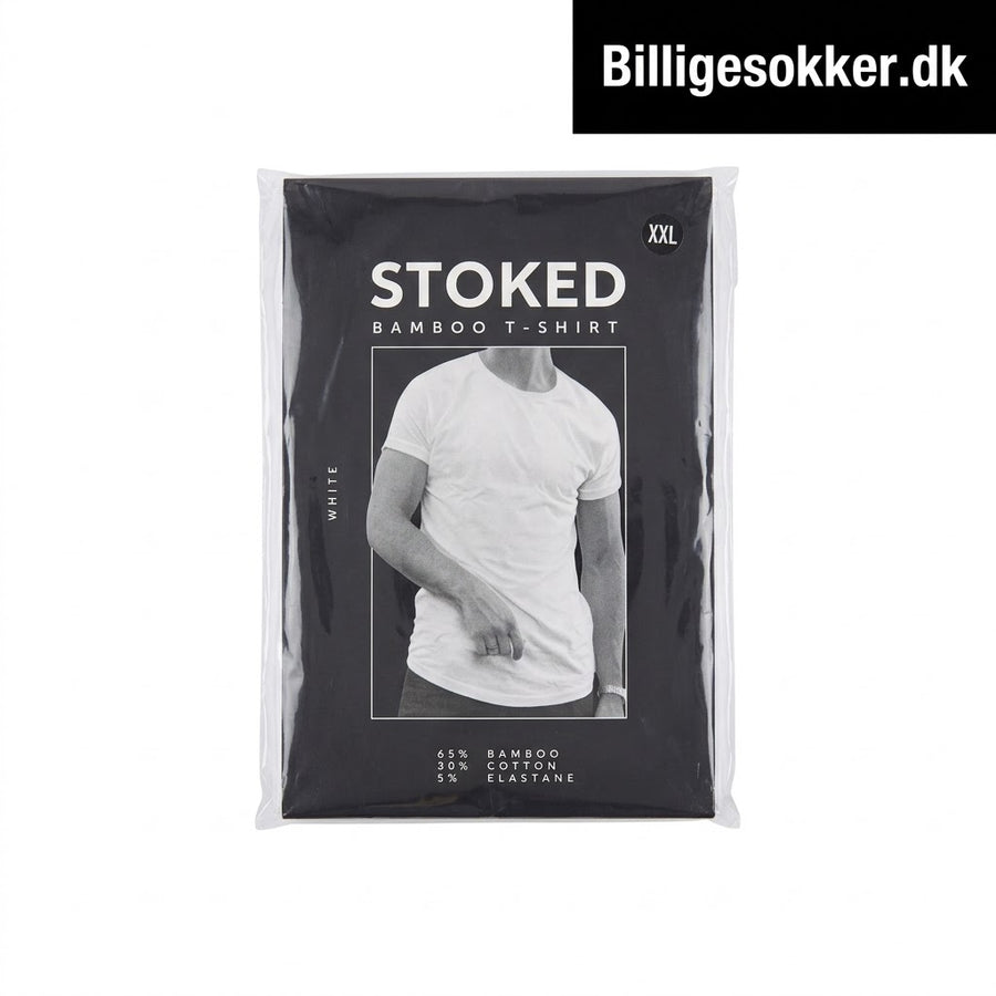 Stoked - Bambus T-shirt Hvid