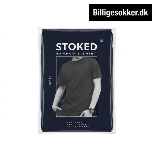 Stoked - Bambus T-shirt Sort