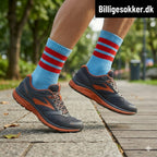 Tennissokker - Blå Med Striber
