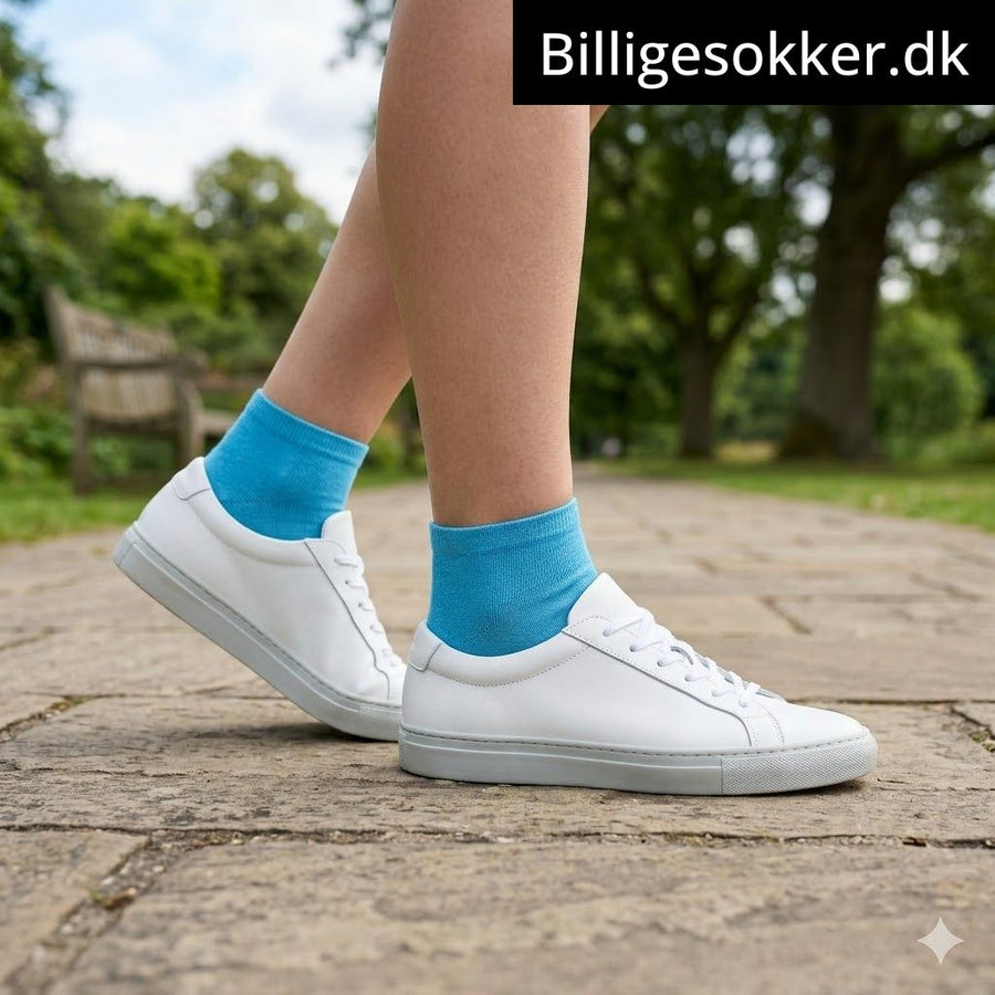 Tennissokker - 3 Par Farvede Ankelsokker