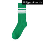 Tennissokker - 3 Par Farvede Med Hvid Striber