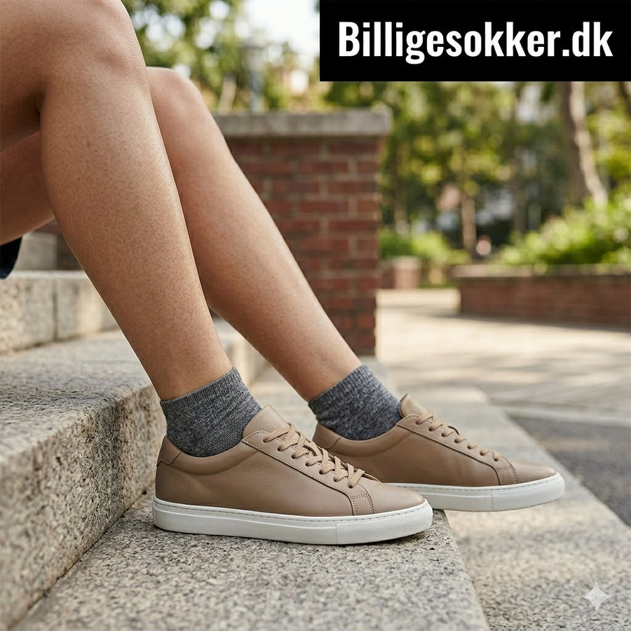 Ankelsokker - 10 Par Grå