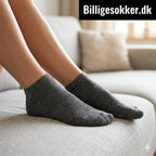 Ankelsokker - 10 Par Grå