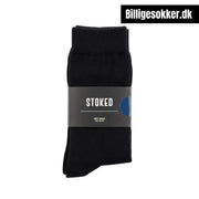 Sorte Sokker - 10 Par
